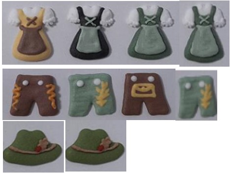 Dirndl/Lederhosen/Trachtenhut Set Dirndl/Lederhosen/Trachtenhut Set