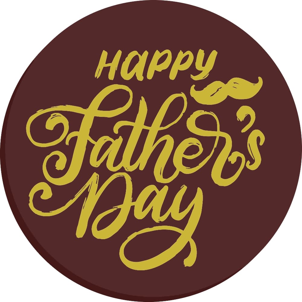 V49904 Happy Father's Day round