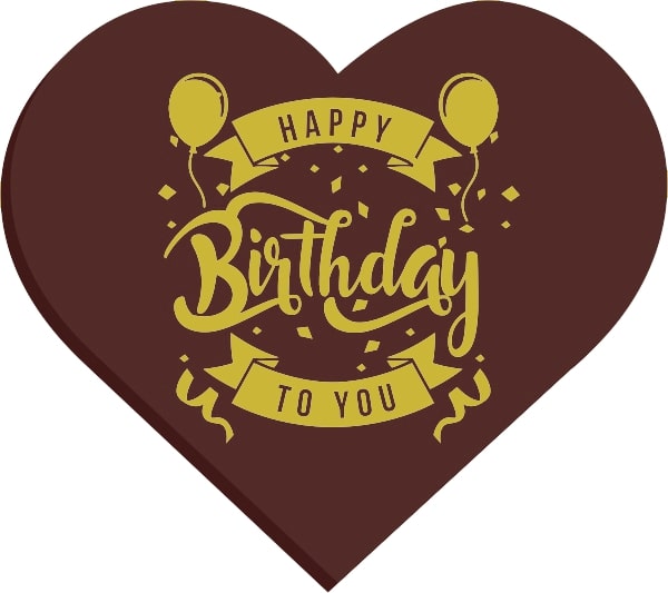 V45447 Happy birthday heart dark