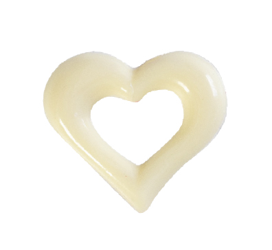 V60044 Heart frame white