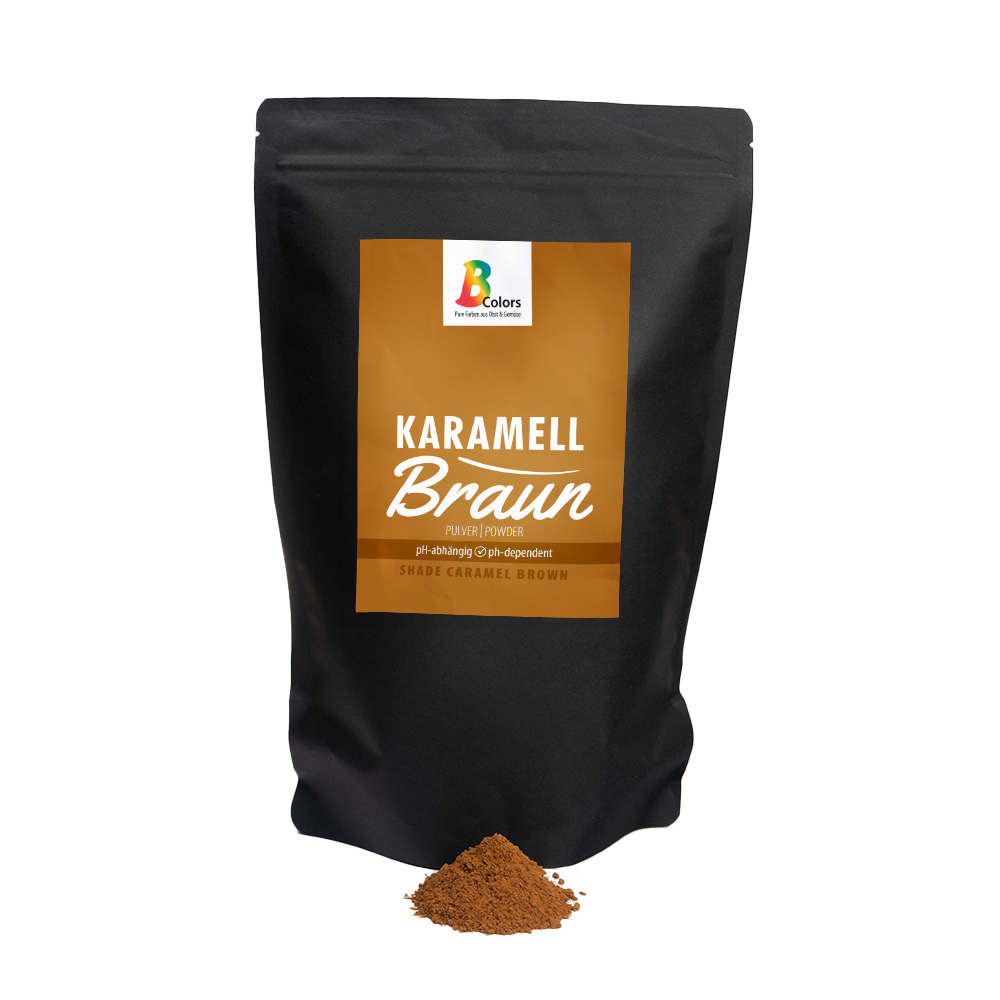 V80819 Powder zip bag caramel 750g