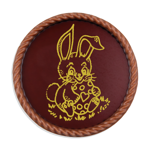 V43203 Chocolate topper bunny