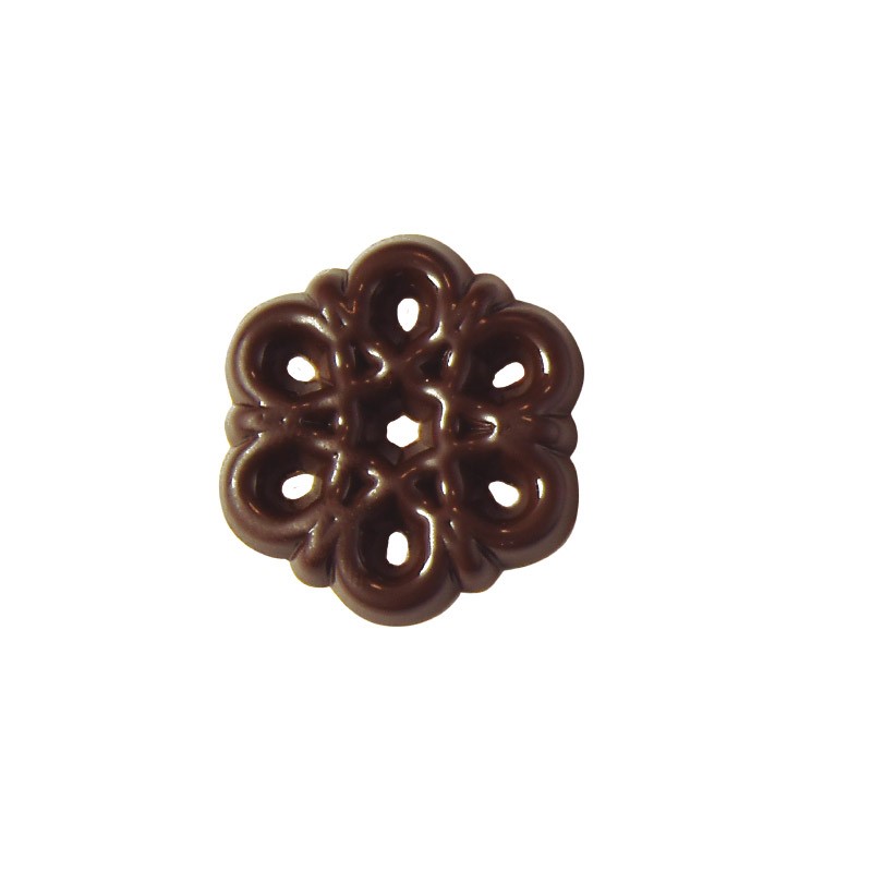 V60016 Chocolate filigree round