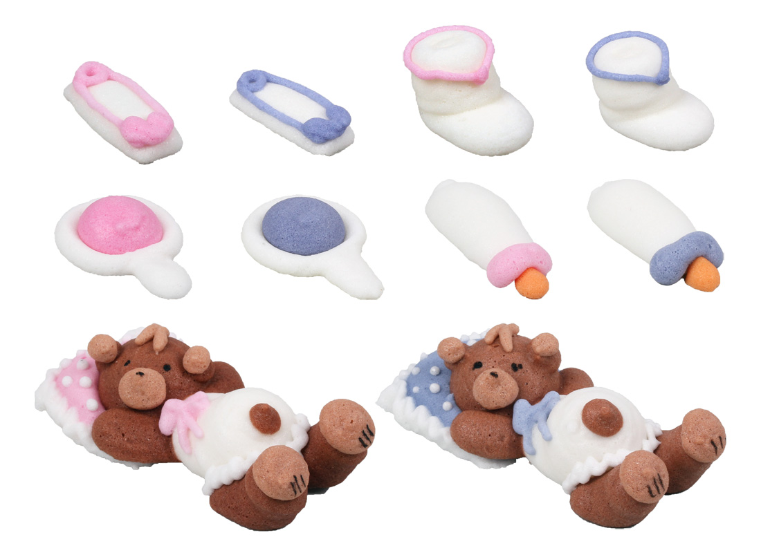V20256 Christening series - pink & blue