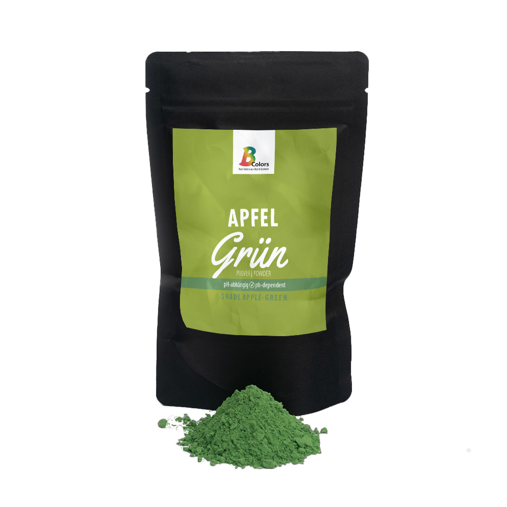V80803 Powder zip bag apple green 120g
