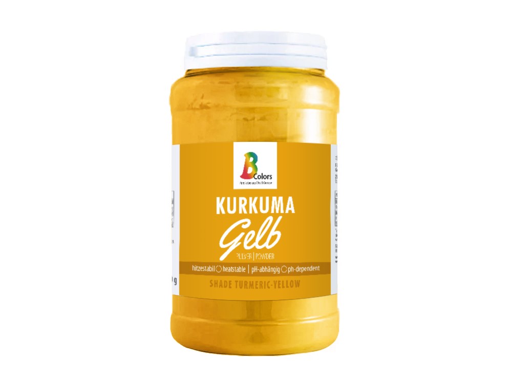 V80690 Powder tin turmeric yellow 750g