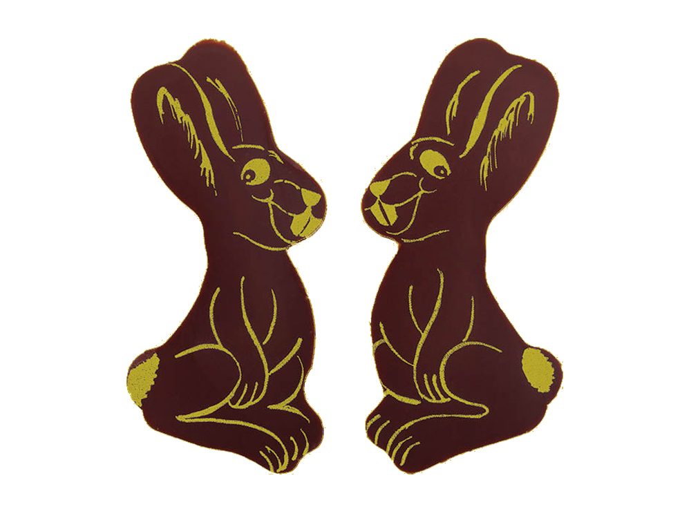 V43915 Chocolate Easter bunny gold