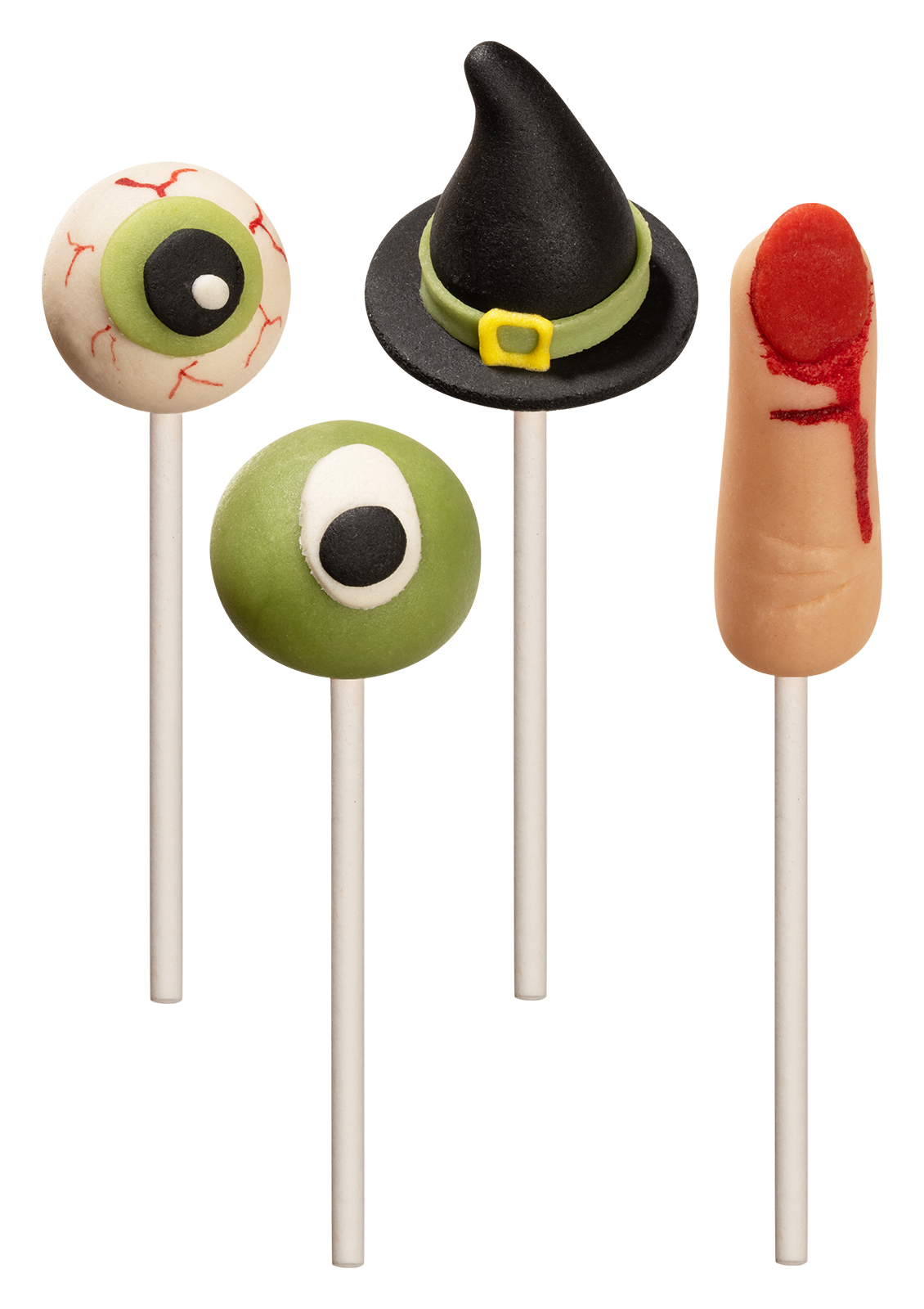 V30626 Marzipan creepy set on a stick
