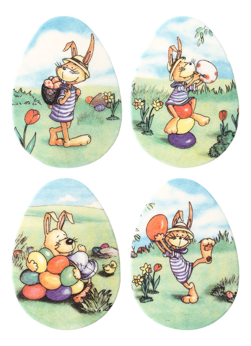 V13710 Easter bunny with egg