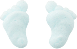 V20036 Baby feet blue