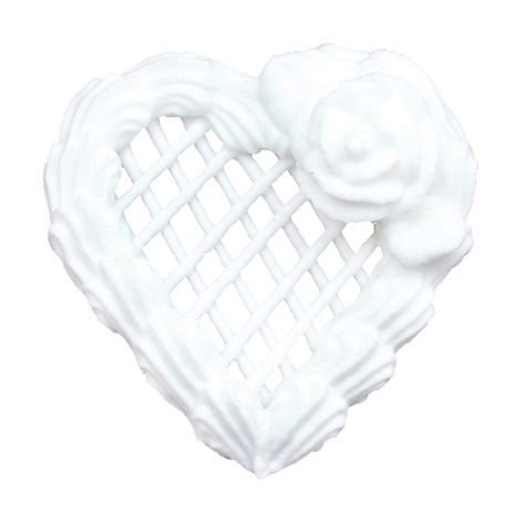 V20511 Filigree heart with rose