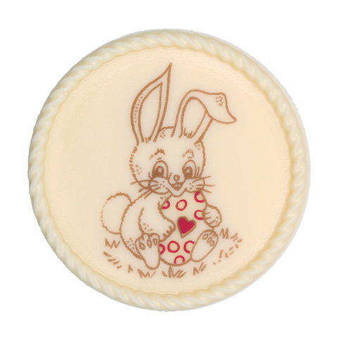 V43200 Chocolate toppers with bunnies
