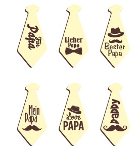 V49900 Father's Day chocolate ties