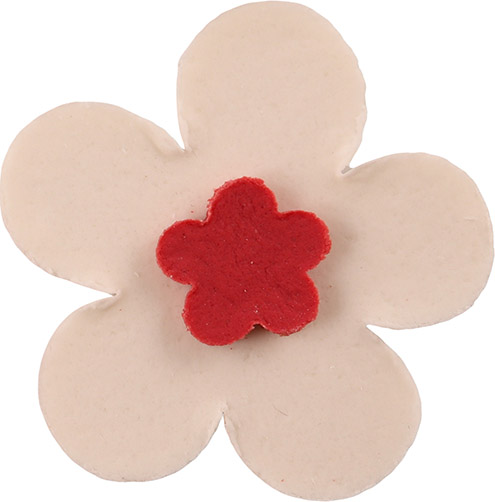 12708_2 Fondant flowers white/red