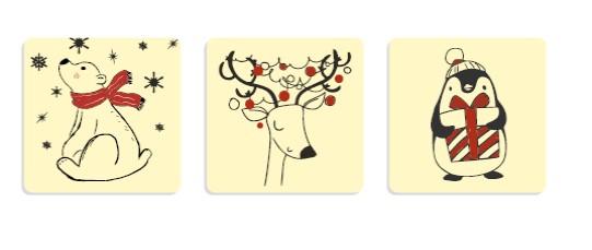 V41115 Christmas friends
