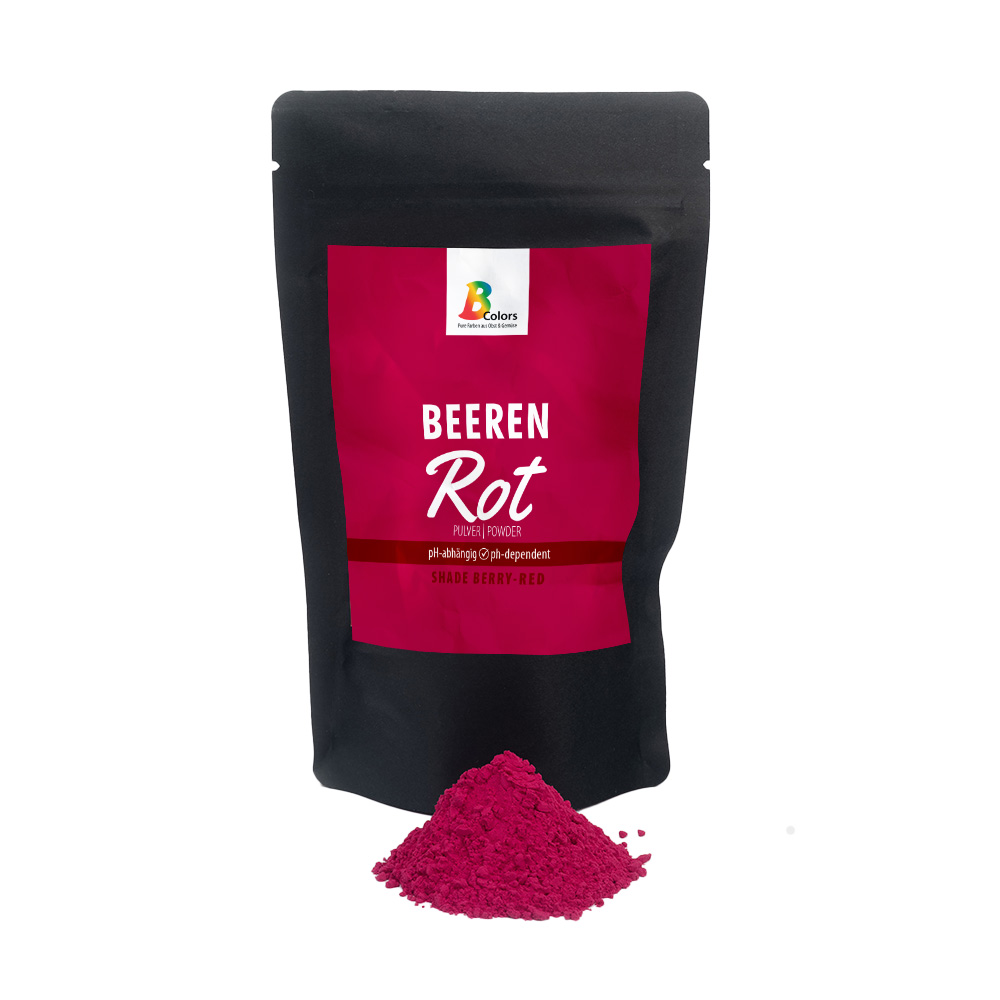 V80804 Powder zip bag berries red 120g