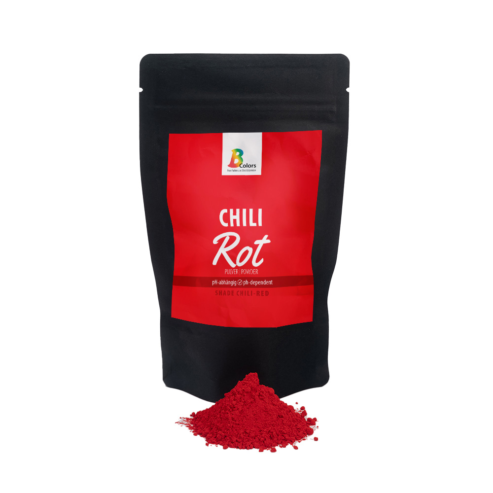 V80806 Powder zip bag chilli red 120g