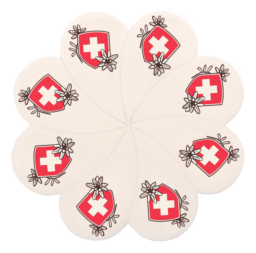 10712_1 Swiss cross / Edelweiss