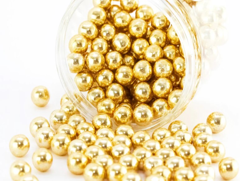 V50034 Chocolate balls gold 2.2 kg