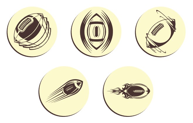V45451 Superbowl set of 5