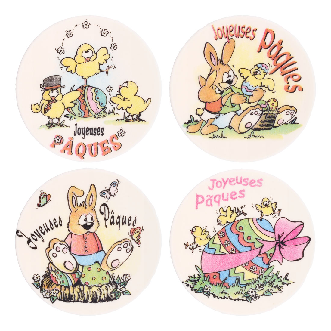 V13130 Joyeuses Paques rond