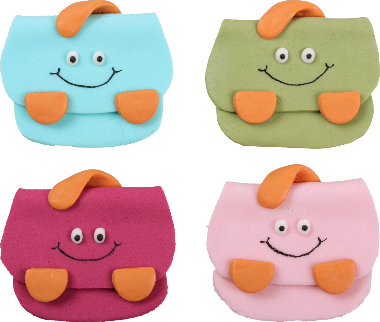 V16601 Satchel with a face